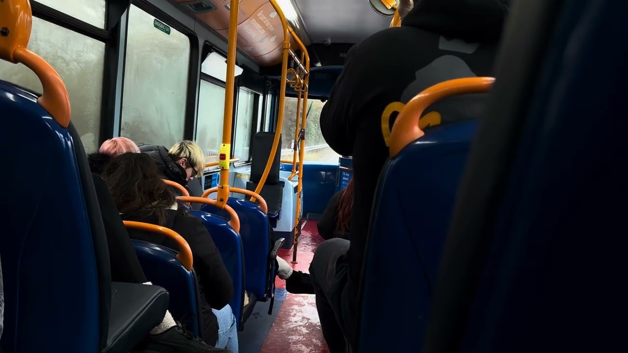 Onboard Stagecoach bus 36503-GN12CMF on route 89 from Aylesham Industrial Estate to The Old Inn