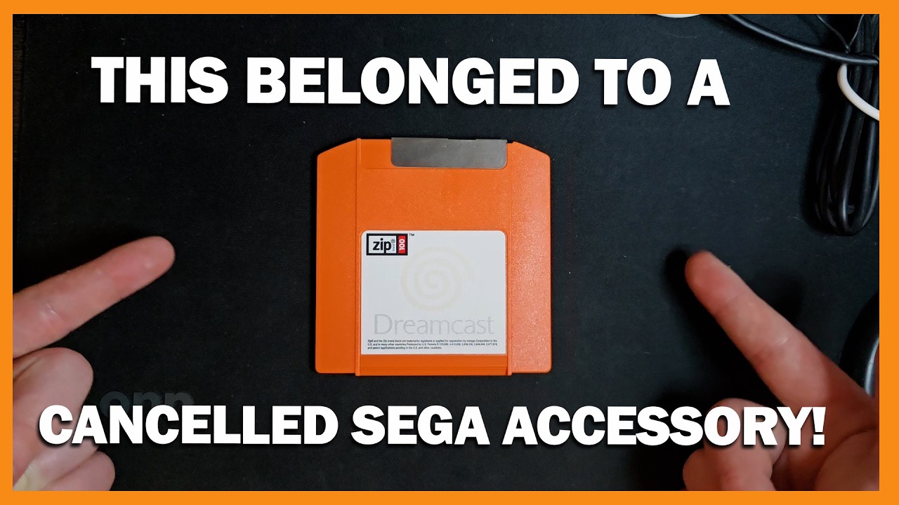 This Zip Disk Belonged to a CANCELLED Sega accessory! - YouTube