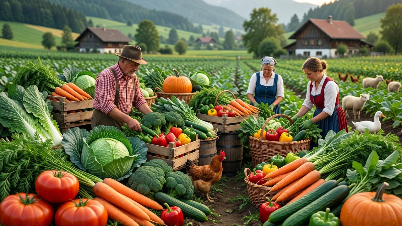 Life in the Countryside Garden – The Secret Way I Grow & Harvest Farm Fresh Vegetables