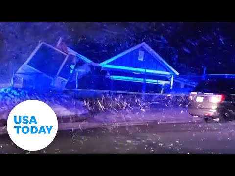 Unstable homes collapse, slide downhill in Salt Lake City, Utah | USA TODAY