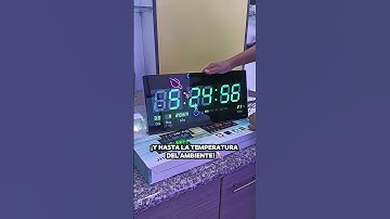 ¿Quieres un reloj digital que de verdad se vea? Este sí cumple. #RelojDigital #AltaVisibilidad