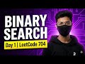leetcode704 | Binary search | Dry run | Brute force|optimal code