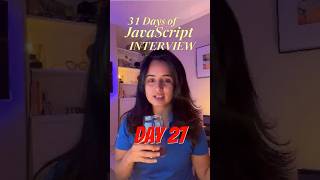 Day 27 of 31 Days of JavaScript Interview Questions #coding #interview #jobswitch Update