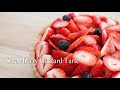 たっぷりいちご🍓のカスタードタルト｜Strawberry Custard Cream Tarte