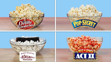 Pro Chefs Blind Taste Test Every Microwave Popcorn | The Taste Panel | Epicurious