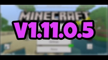 NEW MINECRAFT PE 1.11.0.5 BETA!!! Minecraft Pocket Edition Update