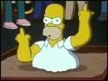 Homer Gives The Finger While I Play Unfitting Music