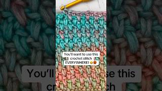 Half Double Crochet Moss Stitch Tutorial 🧶 Easy & Beautiful!