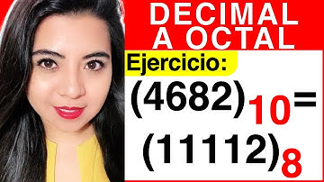 CONVERTIR de DECIMAL a OCTAL - Método #2 - Ejercicio #2