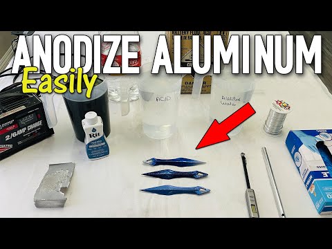 EASILY ANODIZE ALUMINUM At Home | DIY Anodizing Process For Beginners