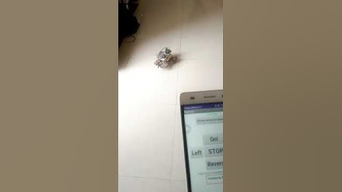 two wheel robot controlled by android app via bluetooth