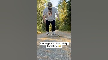 I Finally Landed the Endless Kickflip 😂🛹