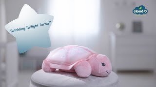 Cloud b® Twinkling Twilight Turtle™ – Projektor i pozytywka - Żółw różowy 🐢 🩷 @cloudb9064