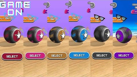 Going Balls Arrow Ball of 6 different colors Compilation Android gameplay Walkthrough