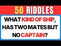 Only a Genius can Solve these Riddles ⏳ | Riddle Quiz 2