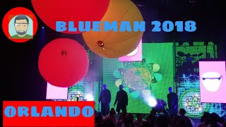 Blue man group on a work day-orlando