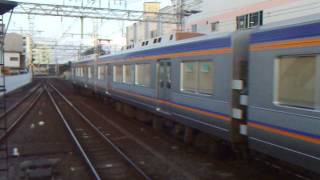 南海2000系2003F普通車和歌山市行き到着@貝塚駅