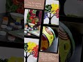 Easy Nature Painting for Beginners 🌿 | Tree & Sunset Canvas Art | Simple Acrylic Painting