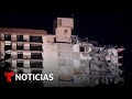 Rescatan a 35 personas del edificio que colapsó en Miami | Noticias Telemundo