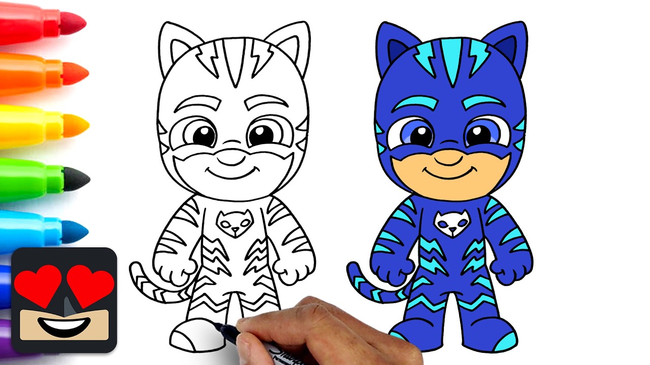 Как нарисовать Кэтбоя | PJ Masks