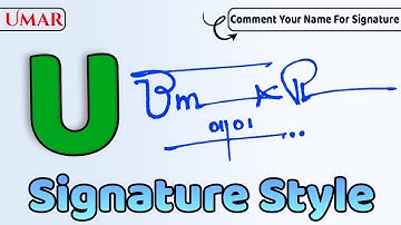 ✔️ Umar Name Signature Style Request Done