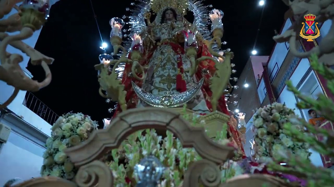 La calle Sevilla y la Virgen del Rosario de Bormujos  | Glorias 2024