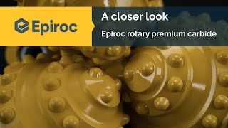 A closer look - Epiroc rotary premium carbide