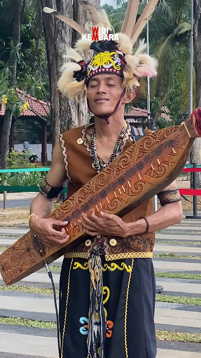 Sape, alat musik khas Kalimantan #wibikembara #musikdaerah #alatmusiktradisional
