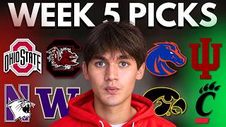 Predicting EVERY Week 5 College Football Game!