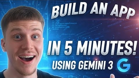 I built an App in 5 minutes with Gemini 3 (No Coding Needed)