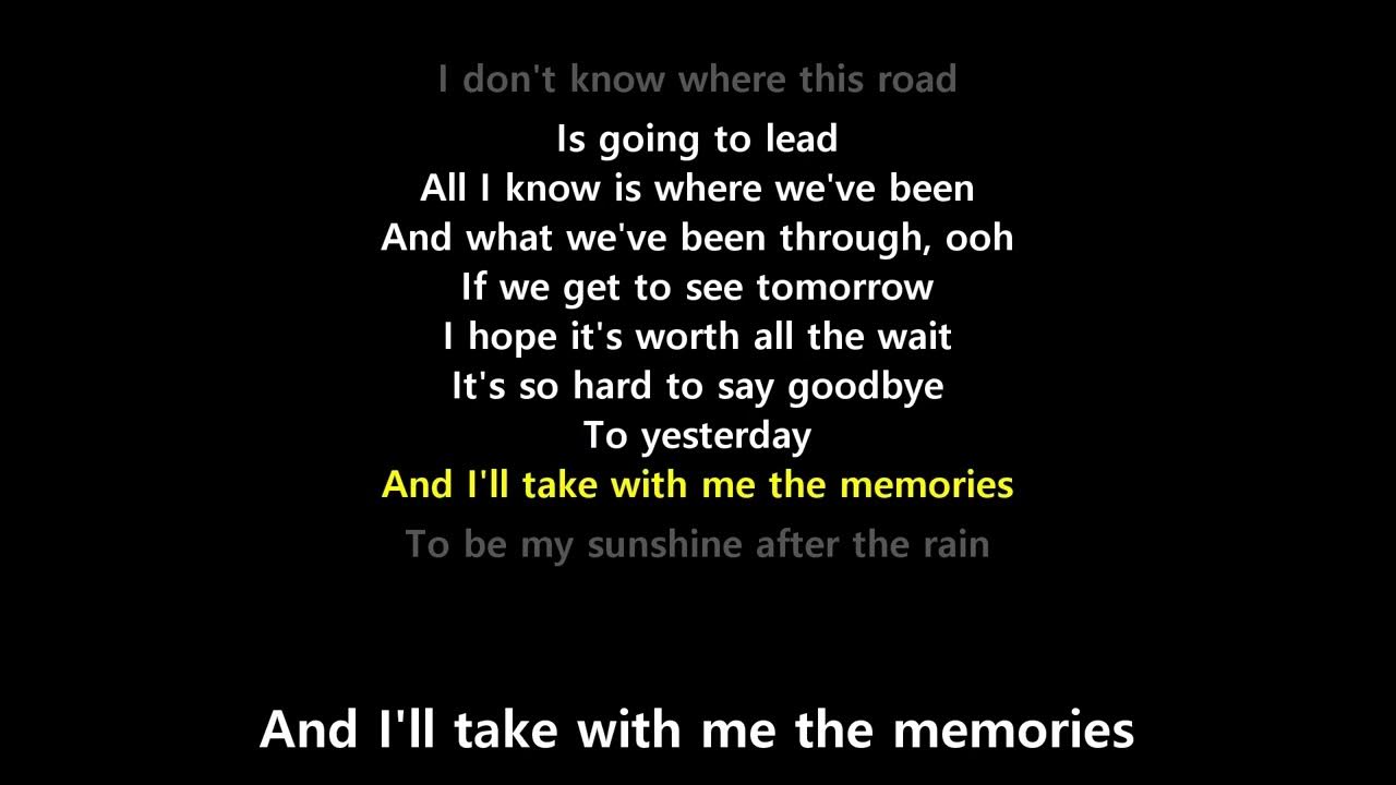 It's So Hard To Say Goodbye To Yesterday Instrumental Download It's So Hard To Say Goodbye To Yesterday (Lyrics) - Boyz II Men - YouTube