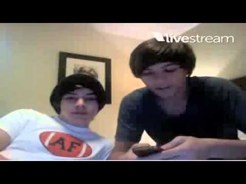 Harry Styles and Louis Tomlinson Twitcam1