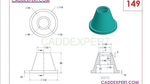 How to draw 3D  Models CATIA Exercise book ## Part 6