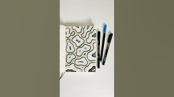 Zentangle Pattern Design #zentangleart #pattern #design #shorts #ytshorts