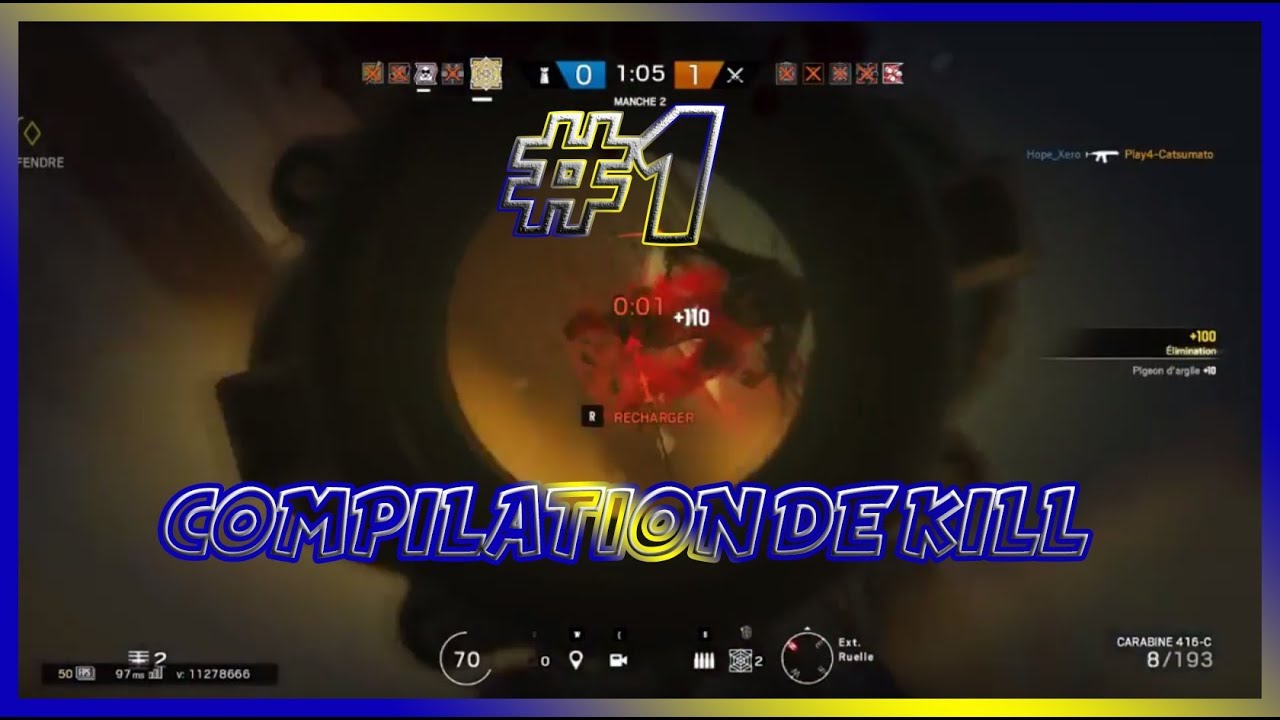 [PS4/FR] COMPILATION DE KILL R6 #1 - YouTube