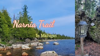 Narnia in Michigan! | Bush Bay Trail | Upper peninsula | Amazing hiking video!