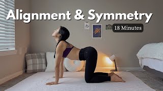 18 Minute | Yoga to Fix Asymmetry in the Body | For Posture | ALL LEVELS