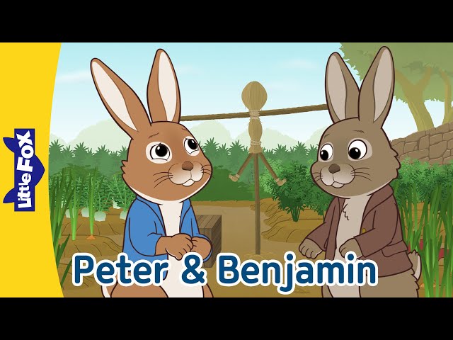 Tale of Peter Rabbit & Benjamin Bunny Full Story l 23 min. l Bedtime Stories l Little Fox class=