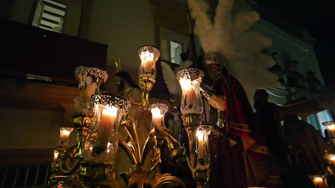 Hdad Del Transporte a su paso por Carpintería Baja, suena  bct. Presentación al Pueblo.