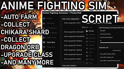 [UPDATED] Anime Fighting Simulator Script Hack GUI | Give Champions | Auto Farm | *PASTEBIN 2021*