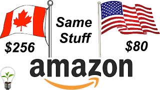Amazon Canada vs USA   Price Differences!!