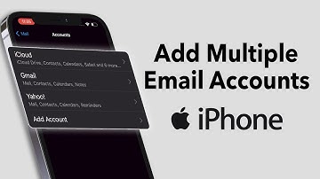 Hoe voeg ik meerdere e-mailaccounts toe op de iPhone?