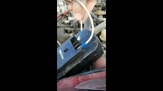 Digital Odometer check at pull-a-part/salvage yard