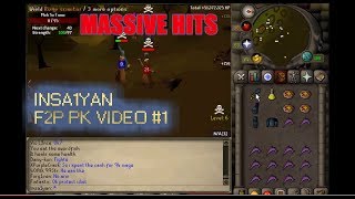 Runescape 2007 Pking - Insa1yans PK Video commentary #1(F2P) !