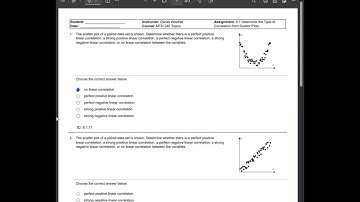 9.1 Determine the Type of Correlation from Scatter Plots