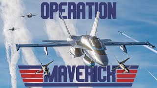 DCS World | Operation Maverick -  Top Gun recréé sur Simulateur + Concours Thrustmaster