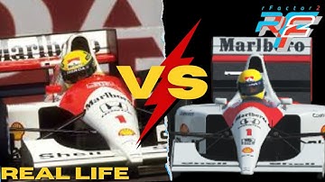 rFactor 2 - F1TV - 1991 Japanese Grand Prix - Ayrton Senna - McLaren MP4/6 Onboard Pole Lap