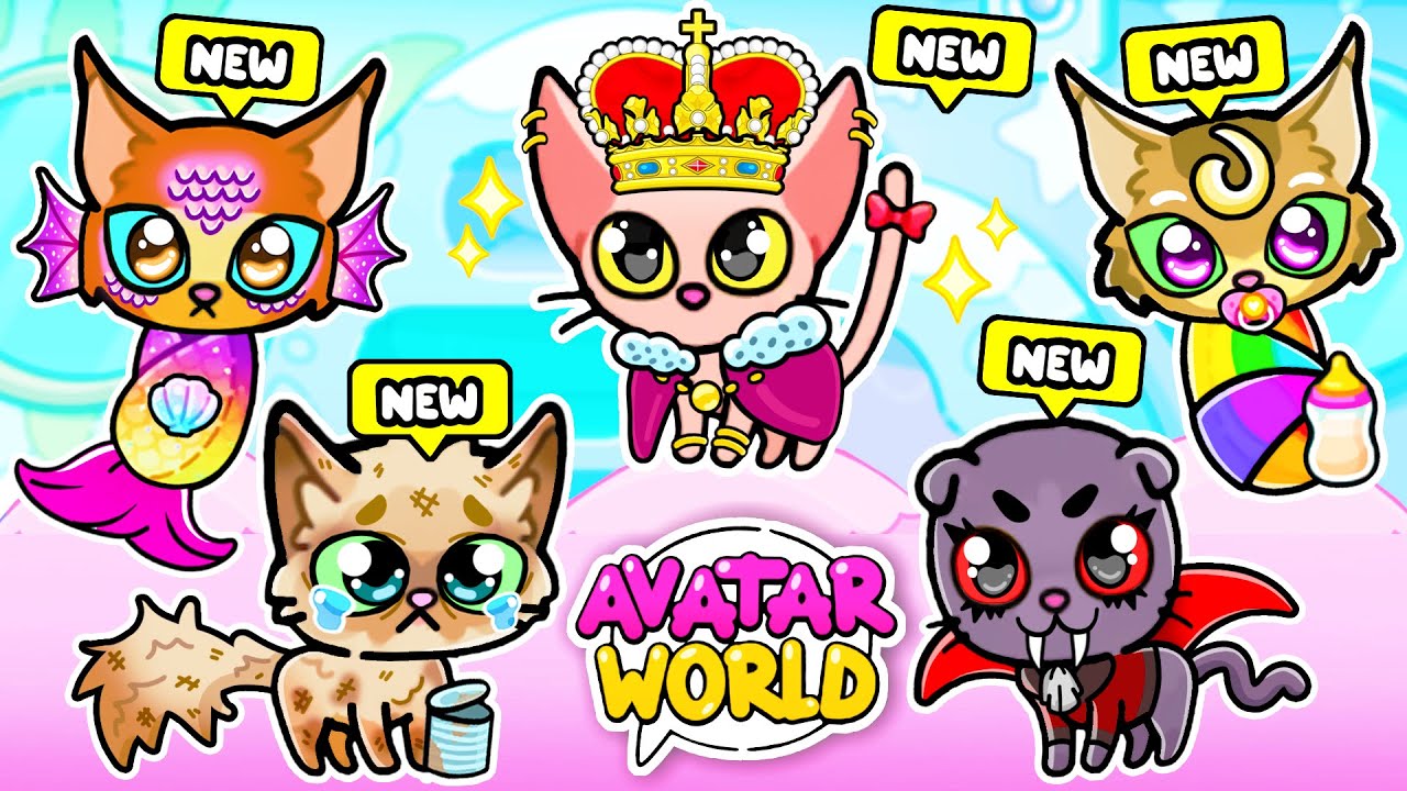 ПЯТЕРНЯШЕК ПИТОМЦЕВ РАЗДЕЛИЛИ: Эльза, Хеллоу Китти, Леди Баг, Харли Квин | Avatar World