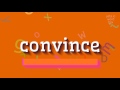 How to say "convince"! (High Quality Voices)