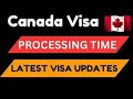 Canada Visa Processing Time l Canada Tourist Visa।Canada Visitor Visa Updates 2025